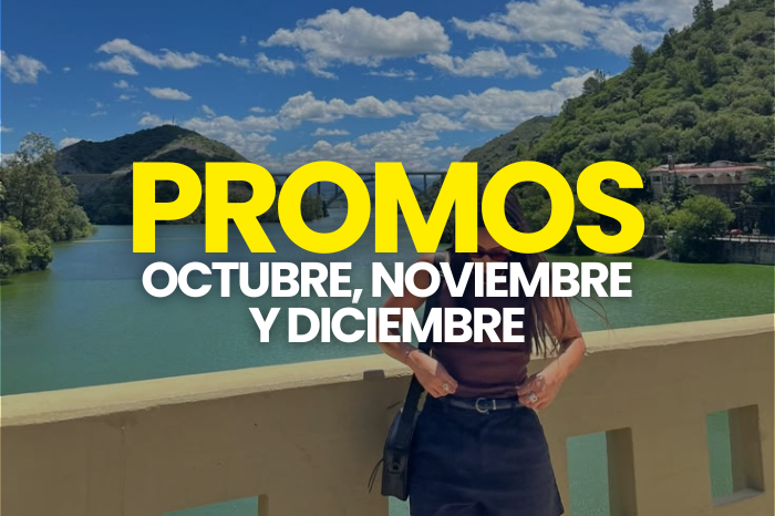 Promociones viajes para Octubre, Noviembre y Diciembre
